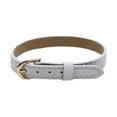 thumbnail image 4 of Almencla 2x1:6 Scale Miniature PU Leather Doll Belt for Male Action Figures Accessory White, 4 of 8