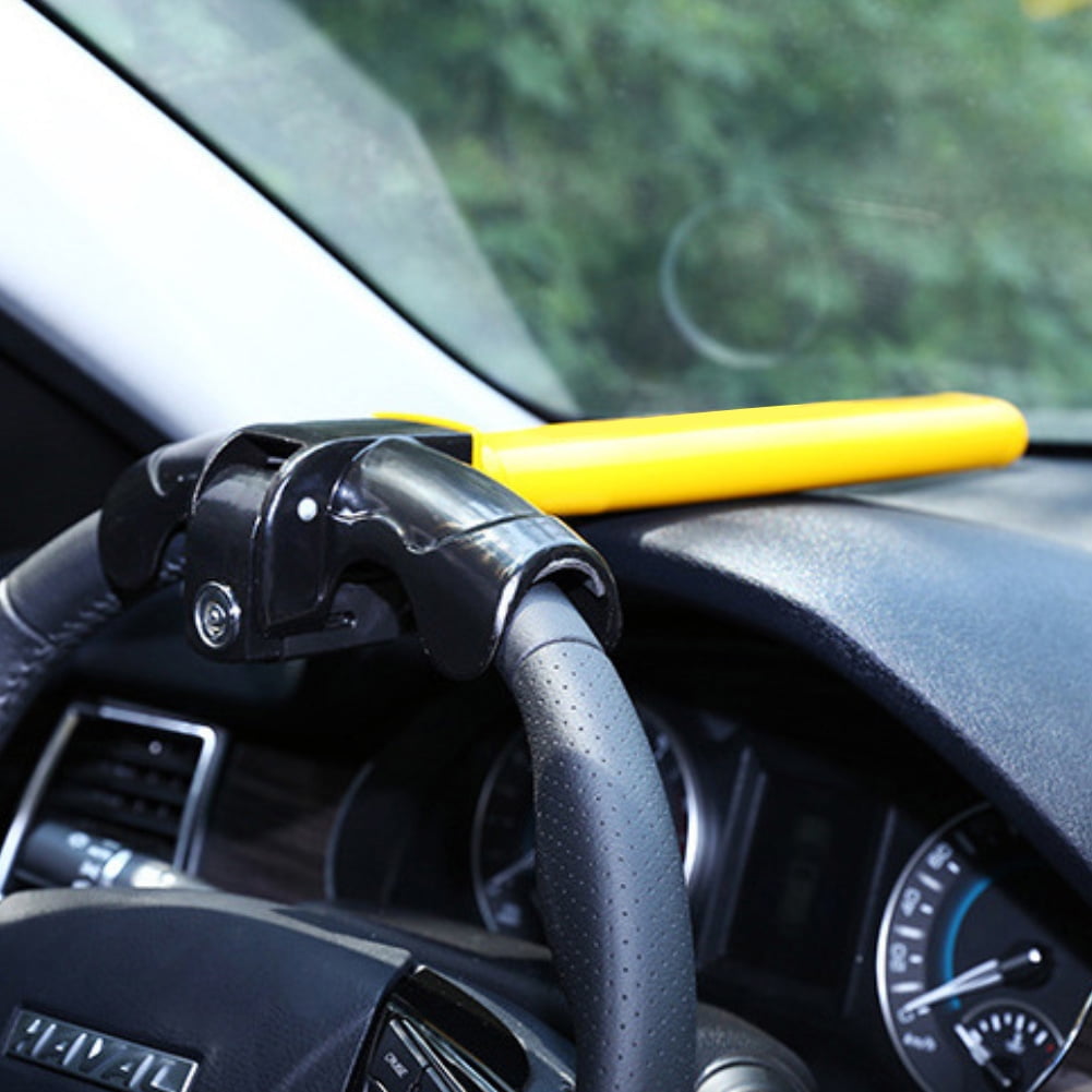Cheers.US Universal Car Security Anti Theft Rotary Steering Wheel Metal Lock Clamp Cover