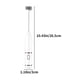 thumbnail image 3 of Espumador de leche inalámbrico de mano | Batería recargable por USB de 1200 mAh | Picador y agitador multifuncional para café, latte y comida para bebés | Incluye cabezal mezclador y cable | Blanco,, 3 of 7