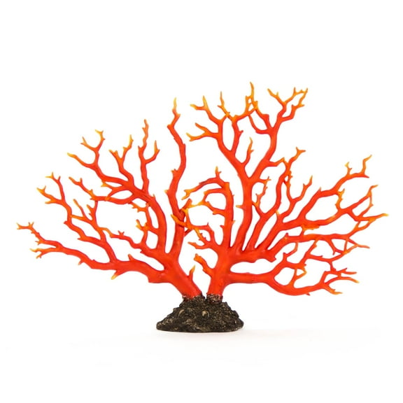 Sculpture Statue Coral Red Polyresin New ZT-1724