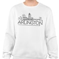 thumbnail image 2 of Skyline Arlington Virginia Sweatshirt Unisex Medium White, 2 of 5