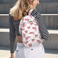thumbnail image 7 of Balery Watermelon Vintage Canvas Backpack for Men and Women - Large Capacity, Durable Travel Laptop Bag for School, Work, Hiking, and Outdoor Activities, 7 of 7