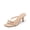 NUDE, variant on Women's Bow Heels – Kitten Heel Mule Sandals, Square Toe Strappy Slip On Dress Heels, Elegant Bridal Wedding Party Formal Shoes for Special Occasions