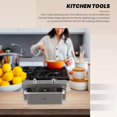 thumbnail image 2 of 2X Meats Press Tool Pressing Tool Kitchen Cooking Tool,Stainless Steel,Rectangle,Forming Tool for Homemade,Beef Brick, 2 of 8