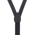 thumbnail image 3 of Suspender Store Plain Leather Suspenders - 1-Inch Wide Straps - Button - 3 Colors & 3 Sizes, 3 of 6