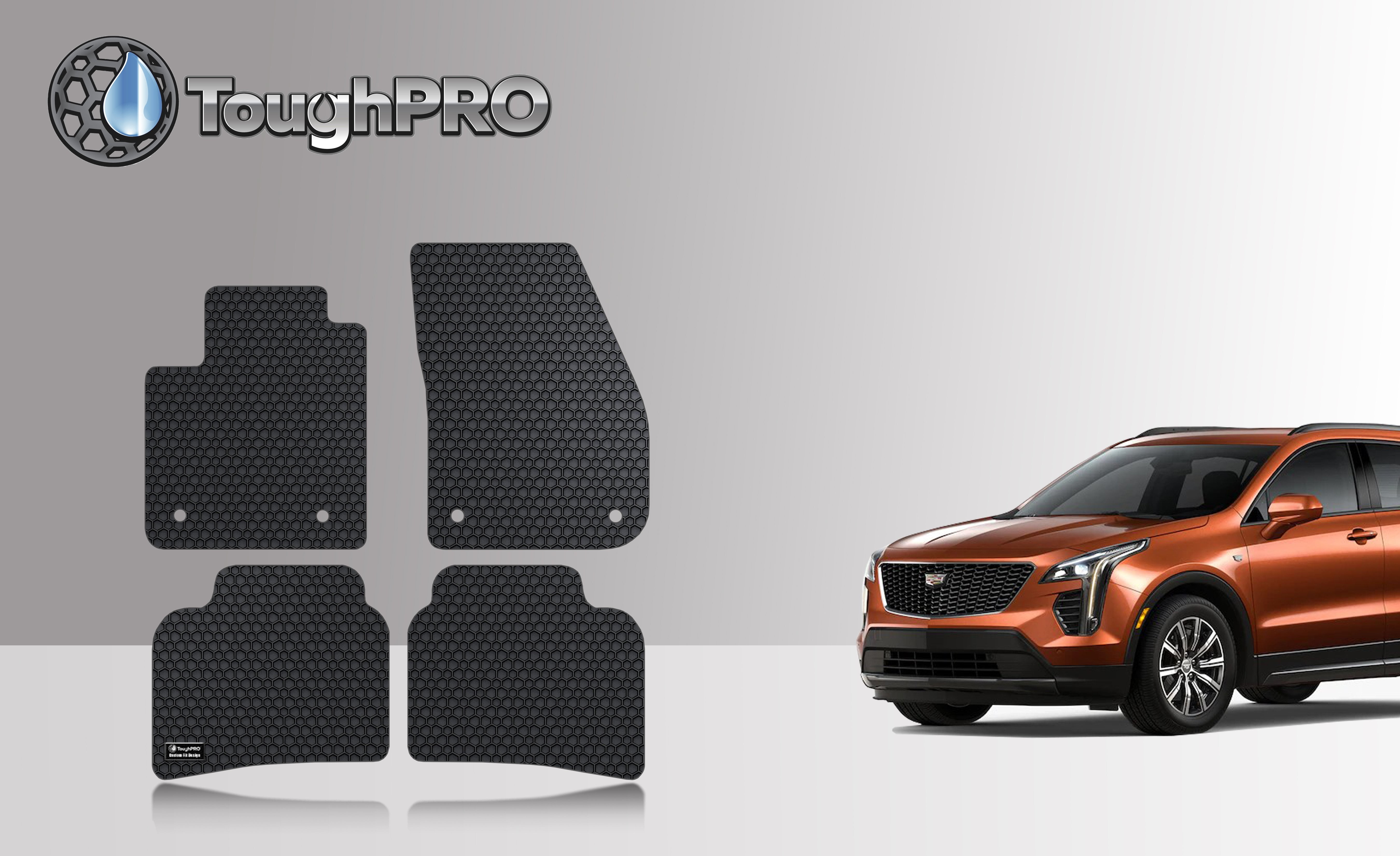 ToughPRO Floor Mat Accessories 1st & 2nd Row Mats Compatible with 2020