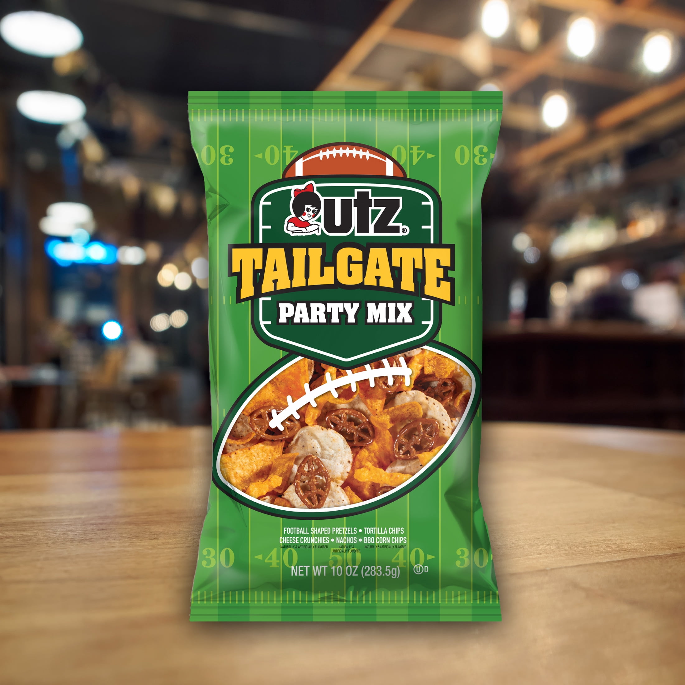 (2 pack) Utz Tailgate Party Mix, 10 oz Bag