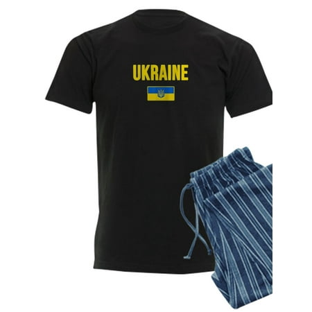 

CafePress - Ukraine Ukrainian Flag Souvenir Love Gift Pajamas - Men s Dark Pajamas
