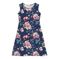 thumbnail image 3 of My Orders Gamivast Summer Dress for Girls Small Floral Casual Sleeveless Sundress A-Line Tank Dress with Pockets Vacation Casual Beach Dress 9 Years Vestidos De Verano Para Niña, 3 of 7