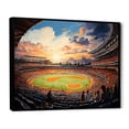 thumbnail image 2 of Designart "Pre-Game Stadium Excitement" Stadiums Floater Framed Canvas Wall Art, 2 of 5