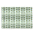thumbnail image 1 of Flip Flop Cutting Board, Exotic Floral Patterned Shirts and Beach Slippers Summer Fashion, Decorative Tempered Glass Cutting and Serving Board, Large Size, Pale Green Pale Blue, by Ambesonne, 1 of 1