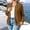 Brown, variant on Womens Bomber Jacket with Pockets- Zip Up Long Sleeve Lightweight Casual Track Jackets Fall Outwear Gray Size 2XL