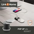 thumbnail image 6 of Link2Home Space Saver Grommet Socket with 1 Power Outlet & 1 USB Port, 6 of 8