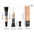 thumbnail image 2 of Long Lasting Waterproof Foundation for Flawless Coverage, Sweat Resistant Concealer for Dark Circles and Acne, Hydrating Lightweight Liquid for Tattoo Cover, Tube for All Day Wear, 2 of 7