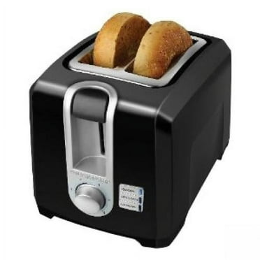 BLACK DECKER 2-Slice Extra Wide Slot Toaster, Black, T2569B