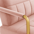 thumbnail image 2 of Renwick Velvet Accent Armchair with Cozy Pillow, Pink, 2 of 11