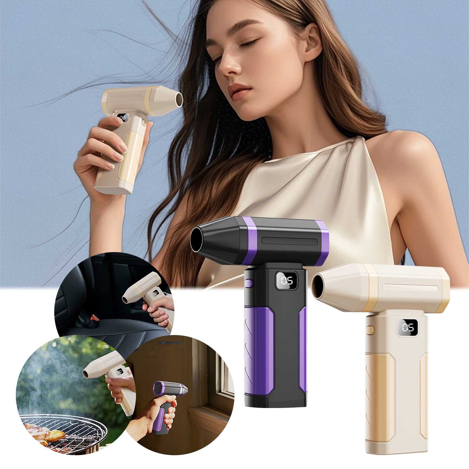 Handheld Turbo Fan,Portable Fan for Cleaning Kits-Mini Blower-Car Dryer,Car Blowing and Snow Blowing,Drying Pets,Computer Equipment Cleaning