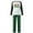Green, variant on EGNMCR Christmas Pajamas for Family, Classic Plaid Xmas Sleepwear for Christmas Parent-Child Outfit Parent-child Warm Christmas Set Printed Home Wear Pajamas Two-piece Set Women Blouse pants