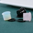 thumbnail image 5 of ZS 12Pcs/Set Single Flared Ear Plug Tunnel Natural Stone Ear Gauges Mushroom Shape Ear Stretchers Jewelry with Silicone O-Ring, 5 of 5