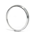 thumbnail image 3 of Bague de Promesse Brossée en Diamant en Or Blanc 14 K, 3 of 3