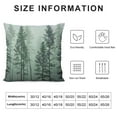 thumbnail image 5 of GOSMITH Pillow Cases Forest Green Summer Woods Evergreen Coniferous Trees Home Decorative Pillowcase Standard Pattern Throw Pillow Covers, 5 of 5