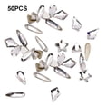 thumbnail image 3 of Ensemble de 50 Pcs de Cristaux de Verre, Paillettes Gemmes Personnalisées, Décoration 3D, Accessoires de Manucure, Robe de Mariée Blanche, 3 of 6