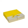 thumbnail image 5 of RiverRidge Kids 2pc Two-Tone Collapsible Cube Fabric Storage Bins with Handles - Yellow, 5 of 9