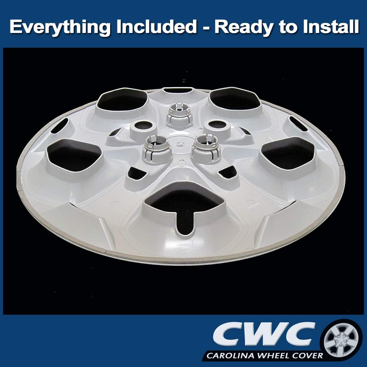 Carolina Wheel Cover 17" Premium Replica Hubcap for Ford Fusion 2010-2012 Replacement (Single Hubcap)
