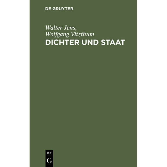 Dichter und Staat, (Hardcover)