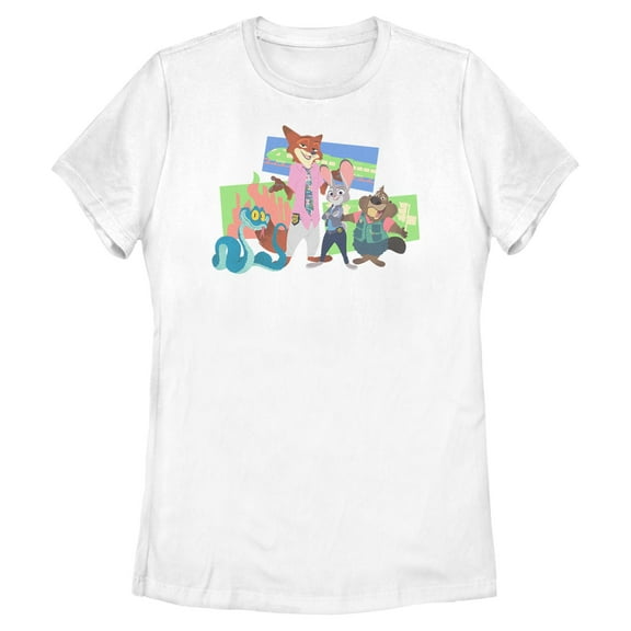 Womens Zootopia 2 Judy Hopps and Friends T Shirt