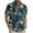 A, variant on Kilaqueen Men's Hawaiian Shirt Short Sleeve Button Down Lapel Shirt Tropical Floral Beach Vacation Summer Pullover Party Holiday Shirt
