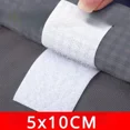 thumbnail image 1 of 2/5pcs DIY Carpet Fixing Stickers Strong Self Adhesive Fastener Hook Bed Sheet Sofa Adhesive Tape Carpet Anti Slip Mat Black White 5x10CM 5PCS, 1 of 6