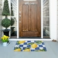 thumbnail image 5 of Yayeee Doormat for Indoor Entrance 32" x 20" Non Slippery Floor Rug, Lemon Checkered, 5 of 8