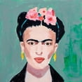 thumbnail image 3 of Munger, Pamela 12x12 Black Modern Framed Museum Art Print Titled - Frida, 3 of 5