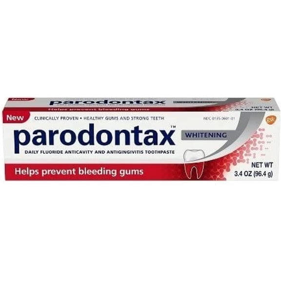 Parodontax Whitening Toothpaste, 3.4 oz. Per Tube 7 Pack