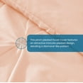 thumbnail image 4 of 600 Thread Count Egyptian Cotton 3-Piece Pinch Pleated Duvet Cover Set with Zipper Closure - Wyoming King Size ( 100" x 114" ) Inches, (Peach), 4 of 5