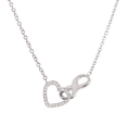 thumbnail image 2 of Collar con Dije de Corazón e Infinito LuckyLy acero inoxidable UNITALLA, 2 of 8