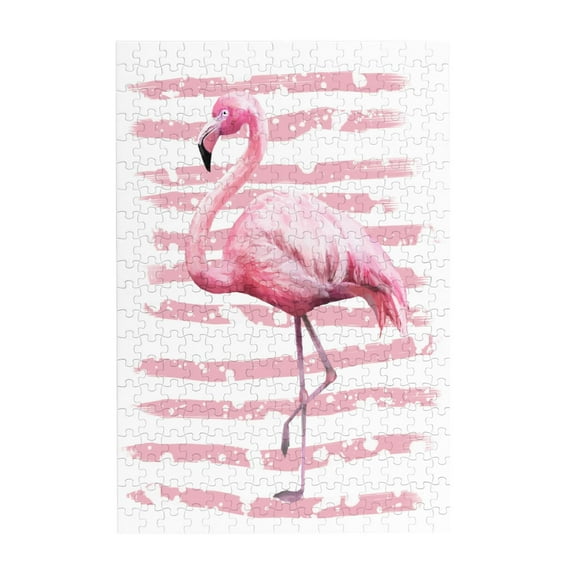 Kll Flamingo - 300 Piece Jigsaw Puzzle For Adult And Teenagers Family Educational Game Toys 300pcs