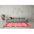 thumbnail image 3 of Ahgly Company Machine Washable Indoor Rectangle Abstract Red Modern Area Rugs, 8' x 12', 3 of 4