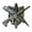 Antique Silver, variant on CENTER MASS® Qualification Pin – 1.25" Antique Gold Finish, Uniform Accessory