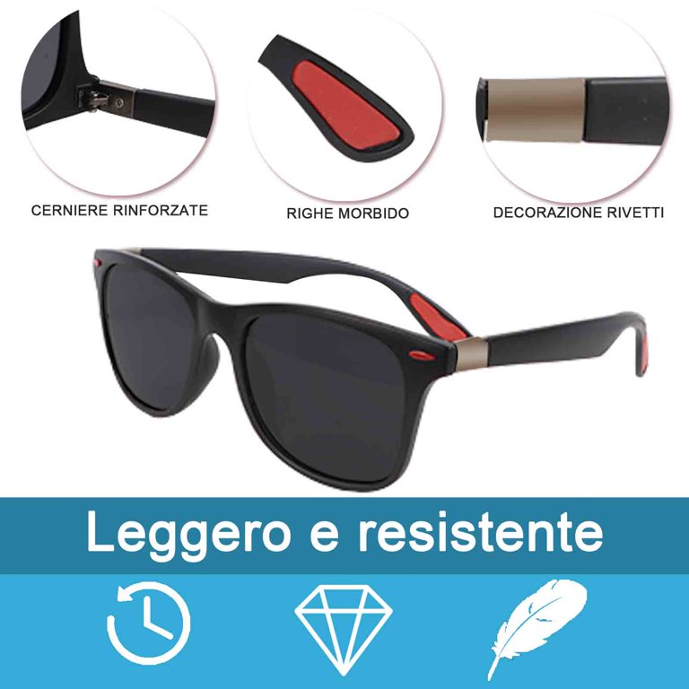 Polarized Square Sunglasses Oversized Siamese Lens Flat Top Shield Shades UV Oversized Square Sunglasses for Women Men Fashion Siamese  main image 4