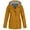 Yellow, variant on ICHUANYI Raincoat Hoodie for Women Lightweight Hooded Jacket Solid Windbreaker Rain Jacket Outdoor Raincoat Waterproof Windproof Plus Size