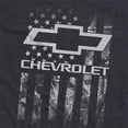 thumbnail image 4 of Indivisible Official Chevrolet Camo Flag Men's Classic Ring-Spun T-Shirt, Black Ink Heather, Small, 4 of 7