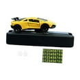 thumbnail image 4 of Runquan 1/64 Car Model Toy with Parking Number Plate Ornament Automotive Accessories Yellow, 4 of 8