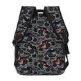 thumbnail image 4 of Disketp Cool Off-Road Vehicle Mochila Estampada para Hombre y Mujer – Mochila Ligera Clásica con Múltiples Bolsillos para Universidad, Trabajo y Viajes-One Size, 4 of 5