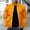 Orange, variant on WXLWZYWL Mens Chrismas Jackets Chrismas Printed Casual Lightweight Jacket Full Zipper Softshell Flight Bomber Jacket Varsity Windbreaker