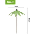 thumbnail image 4 of 50Pcs Umbrellas for Drinks, Coconut Palm Tree Umbrella Toothpicks, Tropical Decorations Cupcake, 4 of 8