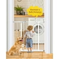 InnoTruth Baby Gate for Stairs and Doorways 29" 39.6", Extra 36" Tall
