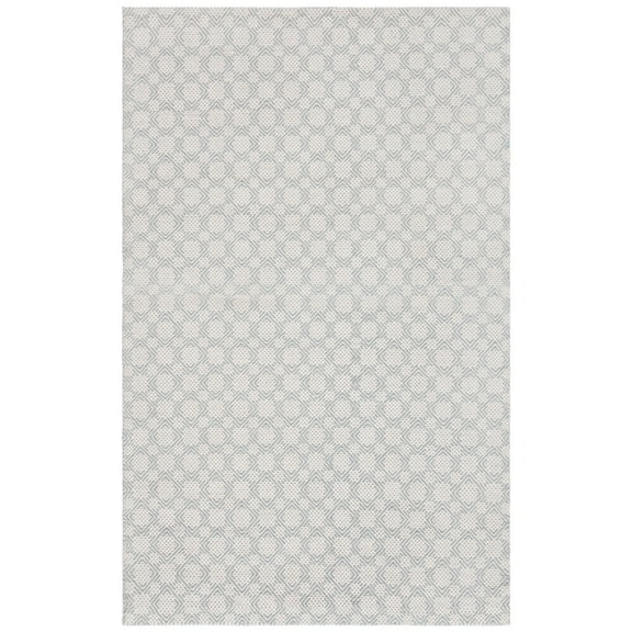 SAFAVIEH Cotton Kilim KLC222B Handwoven Grey / Ivory Rug