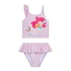 Flapdoodles girls Mermaid Applique 2pc Swimsuit, 2T, Pink